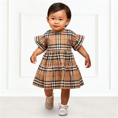 girl blue burberry dresses|Burberry baby girl outfit.